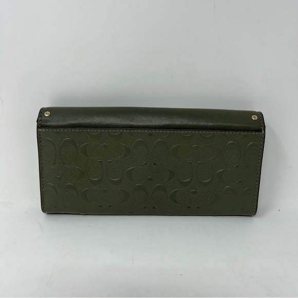Coach Slim Envelope Wallet With Rivets - Picture 3 of 13